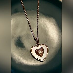 🩷🩷 Charmed Aroma Rose Gold Pink Heart Necklace 🩷🩷